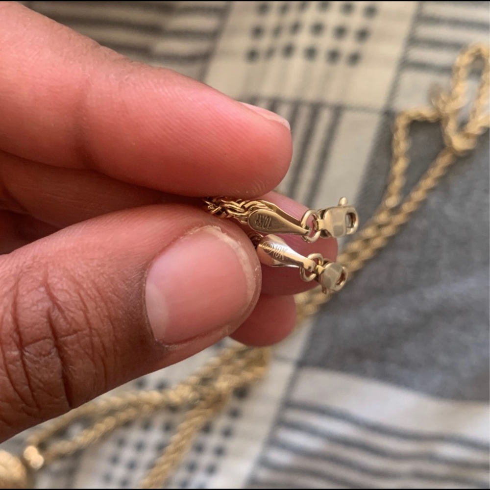 GOLD ROPE CHAINS AND PENDANTS - Picture 5 of 5